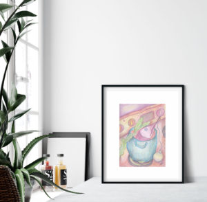 "When The Onion Got Caught" Giclée Art Print