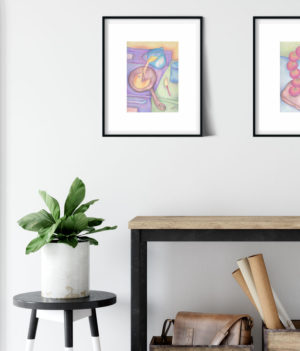 "Feeding Pacman" Giclée Art Print
