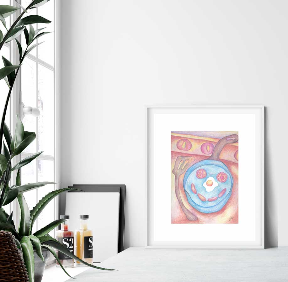 Download "The Real Happy Meal" Giclée Art Print - Queti Azurin